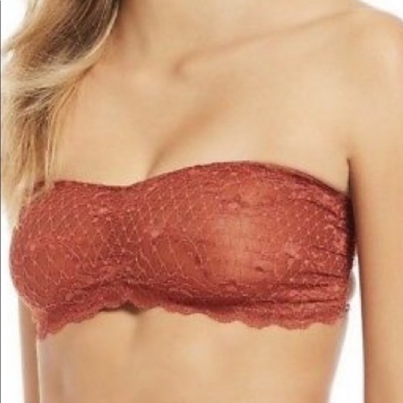 Intimately FP Camila Bandeau Bralette Terracota S - Picture 2 of 10